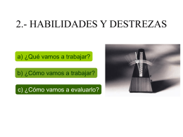 2.- HABILIDADES Y DESTREZAS
