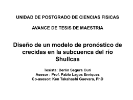 Avance Tesis-III  - Instituto Geofísico del Perú
