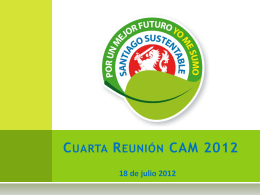 1° REUNIÓN CAM 2012