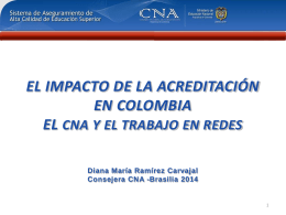 impacto de la acreditación en colombia