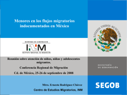 Diapositiva 1 - Conferencia Regional sobre Migración