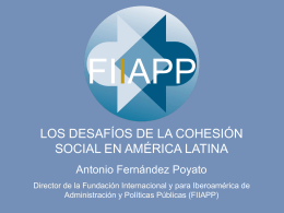 1. Presentación Institucional de la FIIAPP