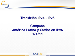 Situación IPv6 en América Latina y el Caribe