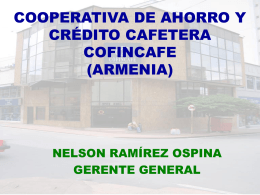 cooperativa de ahorro y credito cafetera cofincaf (armenia)
