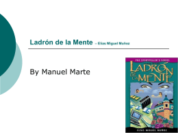 Ladrón de la Mente – Elías Miguel Muñoz - manny-m