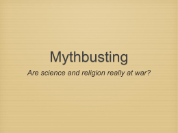 Mythbuster1 - Common Ground, The Blog