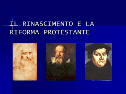 Riforma e Controriforma - Liceo Scientifico "Mariano IV