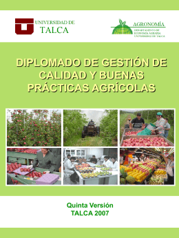 diplomado gestion de la calidad y buenas practicas agricolas