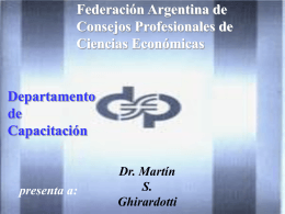Bs Cambio - Consejo Profesional de Ciencias Economicas de