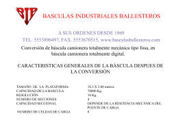 Sin título de diapositiva - Básculas Industriales Ballesteros SA de CV