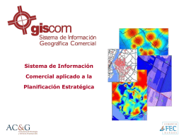 GISCOM: Sistema de Información Comercial aplicado a la