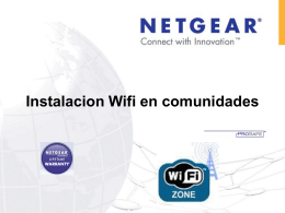 Wifi para comunidades