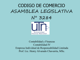 La empresa individual de responsabilidad limitada - UTN-CONTA-IV
