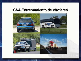 Puntajes de violaciones CSA Transportistas