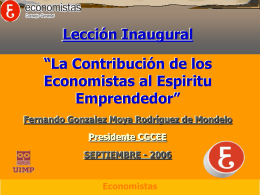 economista - Consejo General de Colegios de Economistas