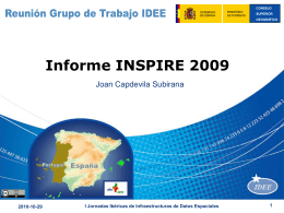 Informe Inspire 2009