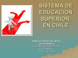SISTEMA DE EDUCACIÓN SUPERIOR.
