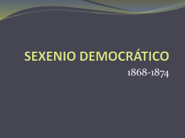 SEXENIO DEMOCRÁTICO - Bienvenidos al IES Julio Verne
