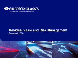 Residual value and risk management in the leasing sector