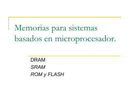 (Tecnología y organización de sistemas de memorias: Fmt. ppt).