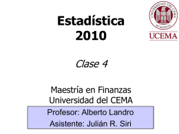 Clase 4 - Universidad del CEMA