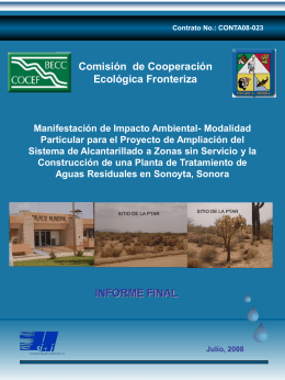 Diapositiva 1 - Comisión de Cooperación Ecológica Fronteriza