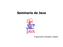 Introducción al lenguaje de programación Java
