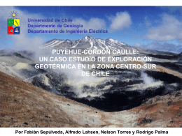 PUYEHUE-CORDON CAULLE: A CASE STUDY