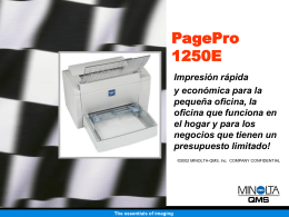 PagePro 1250E - Konica Minolta