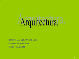 Diapositiva 1 - El mundo de la Arquitectura