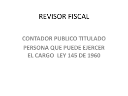 REVISOR FISCAL - Construdata.com