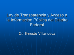 Presentacion Dr Vill.. - Instituto de Acceso a la Información Pública y