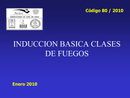 CLASES DE FUEGO - AURA-O