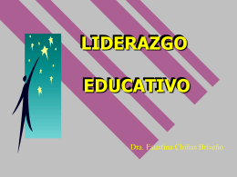 LIDERAZGO EDUCATIVO
