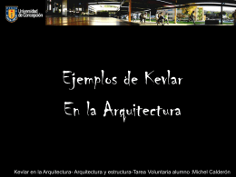 Kevlar en la Arquitectura- Arquitectura y estructura