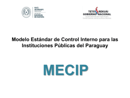 Presentación MECIP.