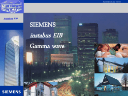SIEMENS instabus EIB Gamma wave