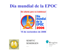 Día mundial de la EPOC