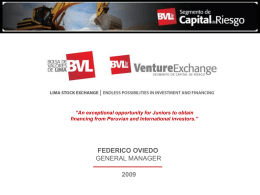 Diapositiva 1 - Bolsa de Valores de Lima