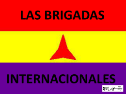 Camaradas de las Brigadas Internacionales!