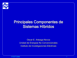 Principales Componentes de Sistemas Híbridos