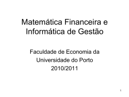 acetatos - FEP - Universidade do Porto