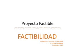 Proyecto Factible FACTIBILIDAD.