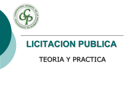 licitacion publica - Contaduría General de la Provincia de Corrientes