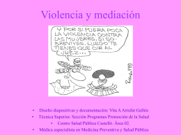 Violencia y mediación