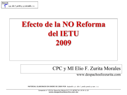 IETU - Despacho CP Elio T. Zurita y Asociados