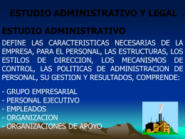 estudio administrativo y legal grupo empresarial