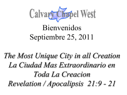 Revelation 21:9-11 - Calvary Chapel West