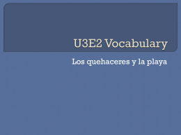 U3E2 Vocabulary