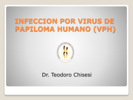Infección por virus de papiloma humano